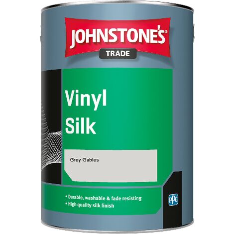 main image of "Johnstone's Trade Vinyl Silk emulsion paint - Grey Gables - 2.5ltr"