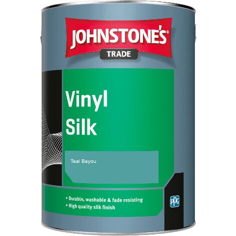 Johnstone's Trade Vinyl Silk emulsion paint - Teal Bayou - 2.5ltr