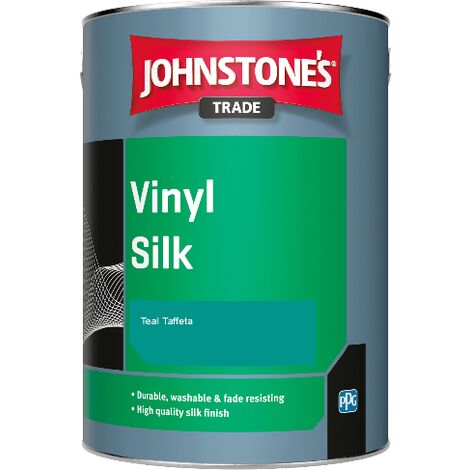 Johnstone's Trade Vinyl Silk emulsion paint - Teal Taffeta - 5ltr