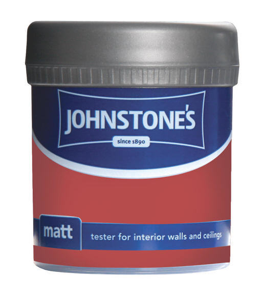 Johnstones Vinyl Matt Emulsion Tester Pot Rich Red 75ml