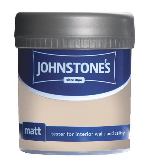 Johnstones Vinyl Matt Emulsion Tester Pot Oatcake 75ml 5010426737645