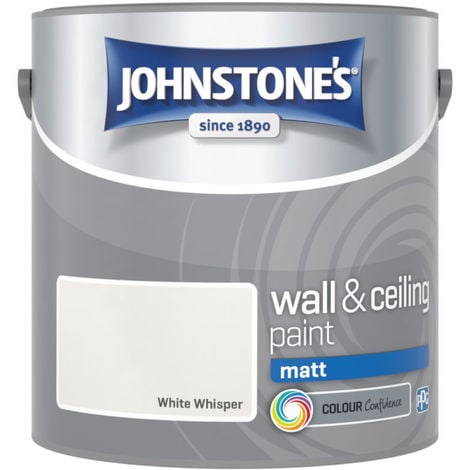 Johnstones Vinyl Matt Emulsion White Whisper 2.5 Litre