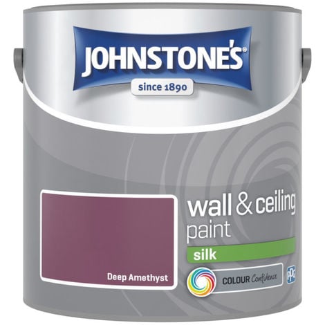 Johnstones Vinyl Silk Emulsion Deep Amethyst 2.5 Litre