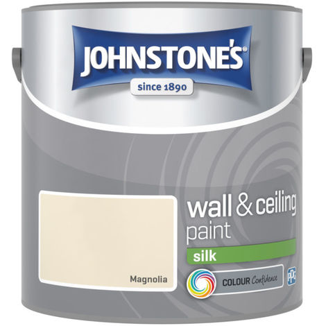 Johnstones Vinyl Silk Emulsion Magnolia 2.5 Litre