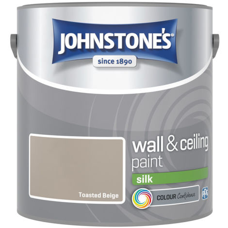 Johnstones Vinyl Silk Emulsion Toasted Beige 2.5 Litre