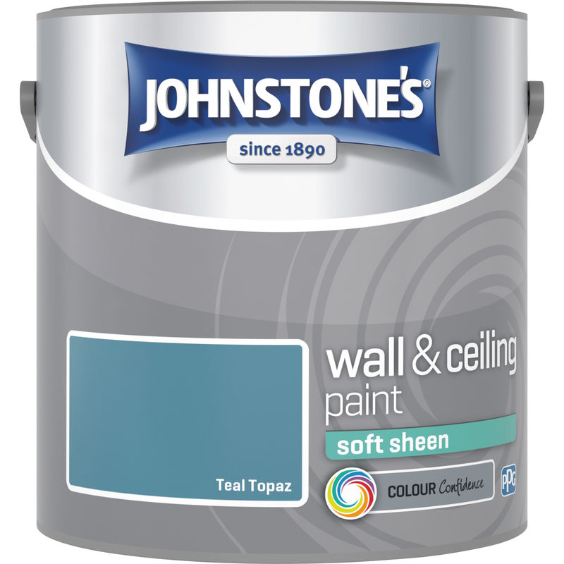 307088 2.5 Litre Soft Sheen Emulsion - Teal Topaz - Johnstone's
