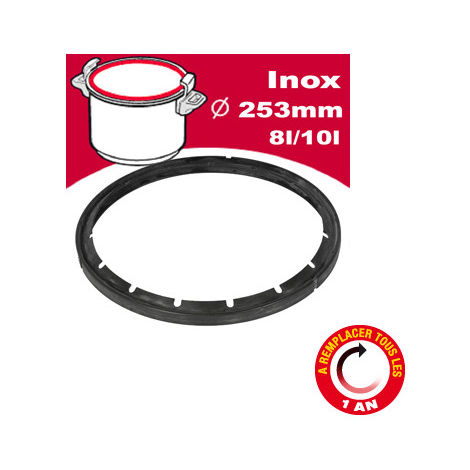 Joint pour autocuiseur clipso 6/8/10L d.253mm Seb - x1010003 - Prix en  Algérie