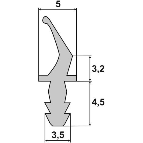Joint adhesif mousse EPDM étanche pour rainure 3 mm longueur 25 m type 60492 - JOINT DUAL
