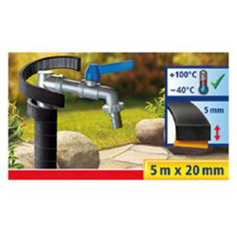Joint caoutchouc calfeutrage et isolation 5m x 20mm TESA