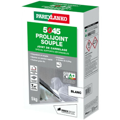 Joint carrelage PAREXLANKO 5045 Prolijoint souple - Blanc - 5 kg - L5045BLANC05 - Blanc