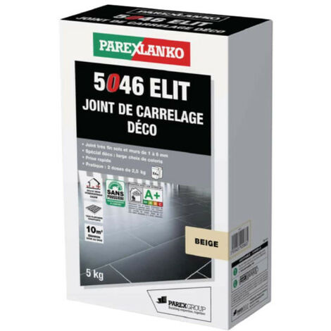Joint carrelage PAREXLANKO 5046 Elit - Beige - 5 kg - L5046BEIGE5 - Beige