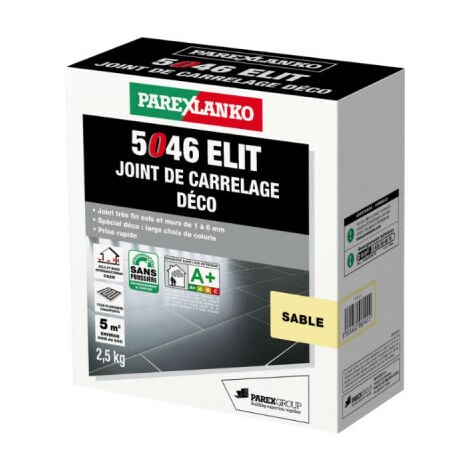 Joint carrelage PAREXLANKO 5046 Elit - Sable - 2,5 kg - L5046SABLE2.5