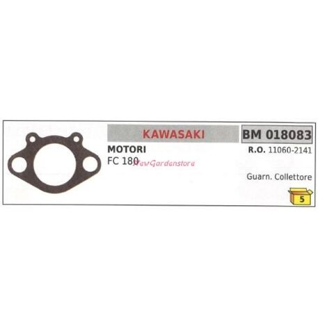 Joint collecteur KAWASAKI tondeuse FC 180 018083