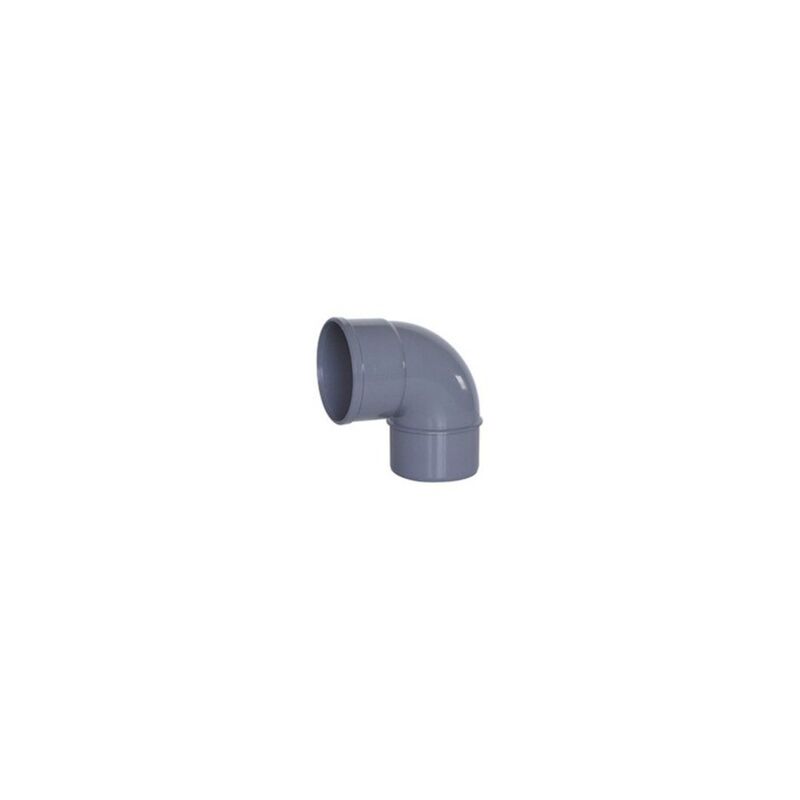 Crearplast - Coude rigide en pvc gris Homme-femme - 40 - a 87º