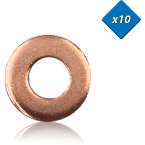 Joint cuivre injecteur - 7,3x16 - x10 - (198173) - 3RG