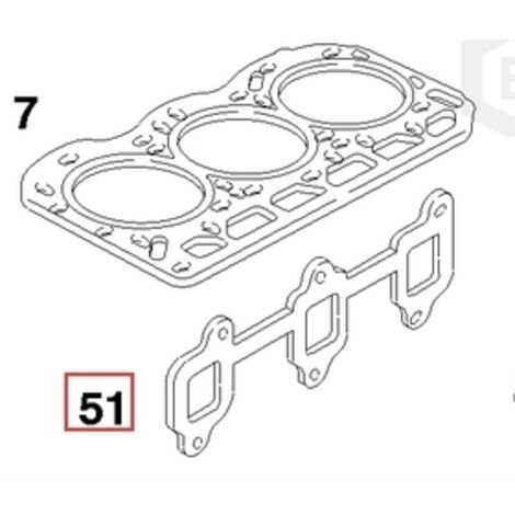 Joint d'admission d'origine BRIGGS & STRATTON pour moteur de tondeuse à gazon