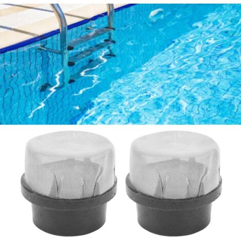 Joint de Bouchon de Dépoussiérage pour Filtre de Piscine 190106Z - 2 Caps en Plastique