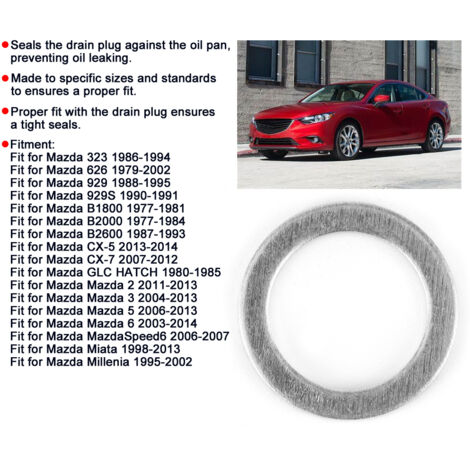 Joint de bouchon de vidange - 995641400 - 50 pièces compatibles Mazda 323/626/929
