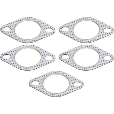 Joint de bride de tuyau d'échappement 2 pouces, 5 pièces, résistance à haute température pour collecteur Turbo, tuyaux de décharge