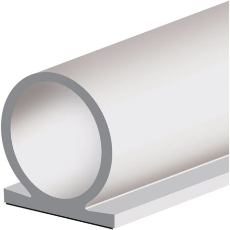 Joint de butée de porte profil oméga 137 longueur 25 m largeur 8 mm silicone brun nu