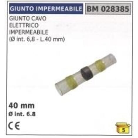Joint de câble électrique étanche Ø interne 6,8 mm longueur 40 mm