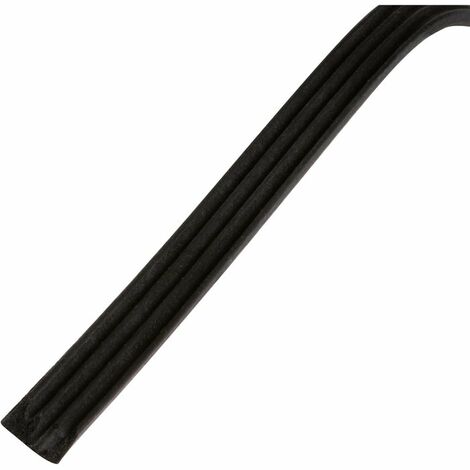 Joint de calfeutrement pour espace faible – Caoutchouc cellulaire noir – Longueur 15 m – Support adhésif armé – 3000017 – Elton