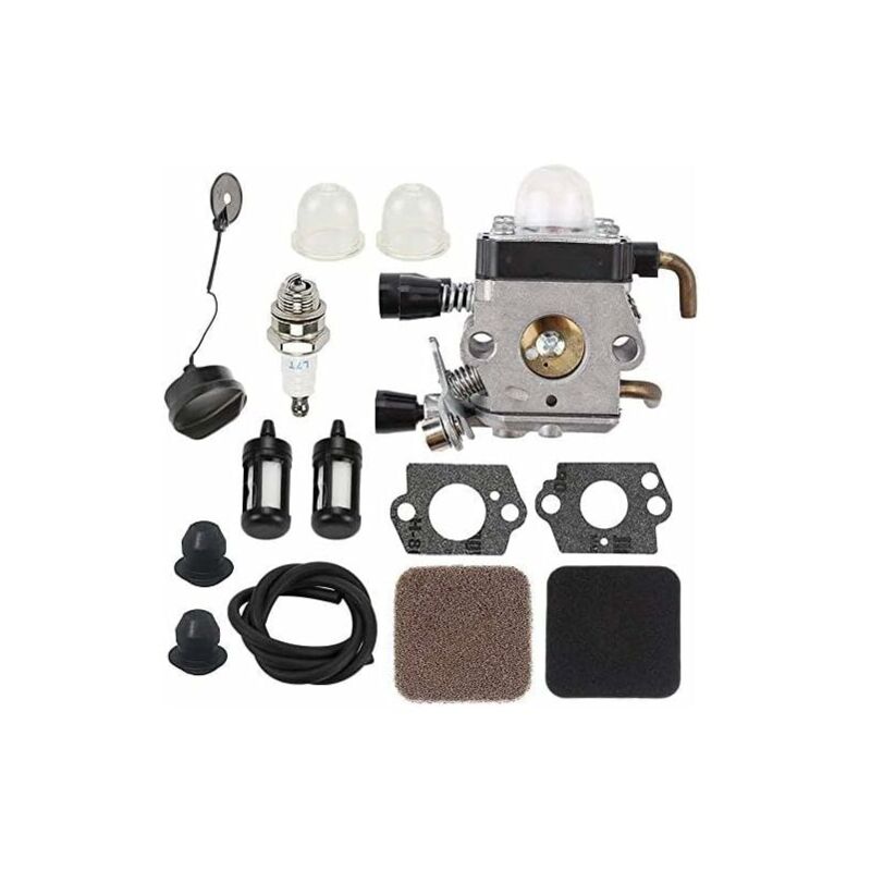 Joint de carburateur - Filtre à air - Kit de remplacement compatible avec Stihl FS75 FS80 FS85 HS80 KM80 KM85