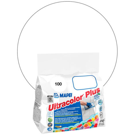 Joint de carrelage ULTRACOLOR PLUS MAPEI 100 Blanc - 2 Kg