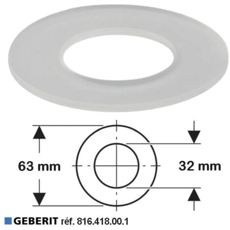 joint de cloche pour wc geberit 63 x 32 mm, geberit, réf.816.418.00.1