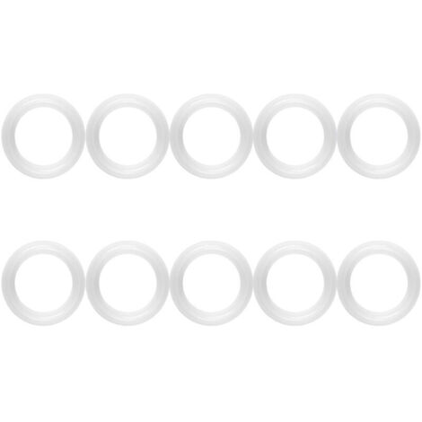 Joint de coupe sanitaire silicone 1.5" - 10 pièces - Kit pour tuyaux Ø50.5mm - Joints d'étanchéité alimentaire pour raccords clamp