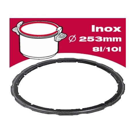 Joint de couvercle (8/10 L, diamètre 253 mm) pour autocuiseurs Seb