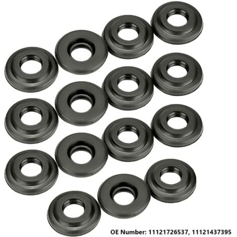 Joint de couvercle de soupape de moteur, caoutchouc ACM noir 11121726537 résistant à l'huile de fuite pour le remplacement des accessoires de voiture E46 E39 E60 E65 E66 E53 E83