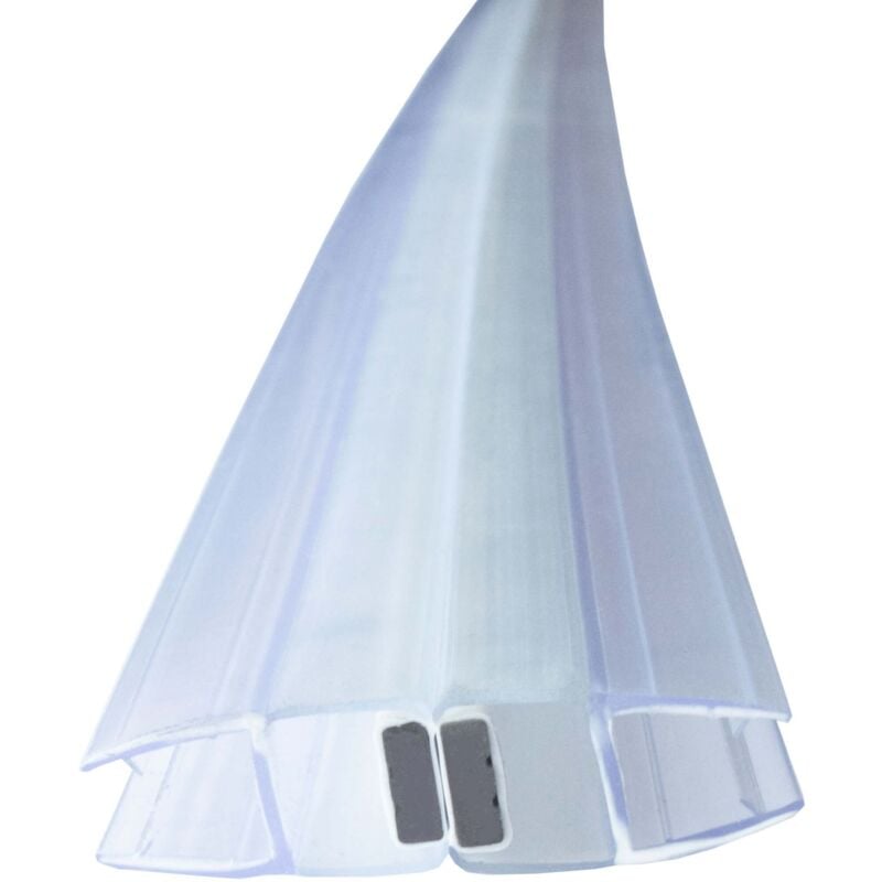 Bagnoxx - Joint de douche Joint magnétique pour portes de douche 180 degrés transparent, 200cm porte coulissante ou porte battante avec un angle de