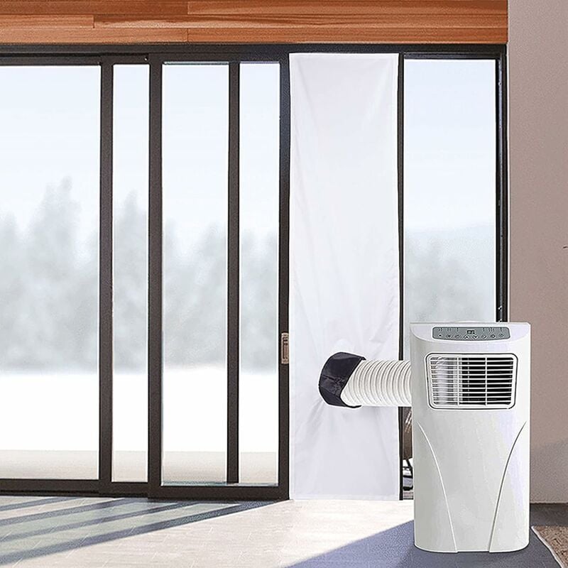 Joint de fenêtre ac - Kit de fenêtre universel portable pour climatiseur mobile et sèche-linge - 300 cm - Kit de ventilation de fenêtre avec corde