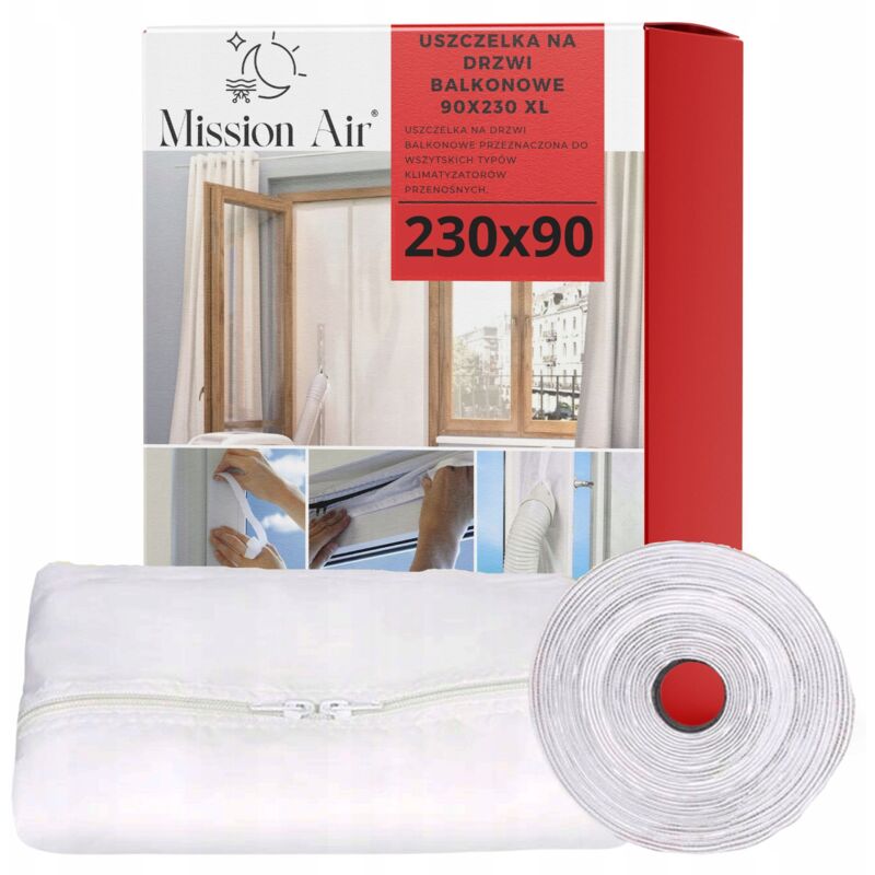 Joint de fenêtre de climatiseur pour portes de balcon 230x90cm XL