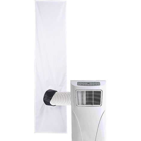 Joint de fenêtre, joint de fenêtre pour climatiseurs, joint de fenêtre AC pour climatiseur portable, arrêt d'air chaud à fixer sur les fenêtres (2M, 1PCS)