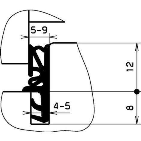 Joint de fenêtre sh112 brun - GLS INDUSTRIES
