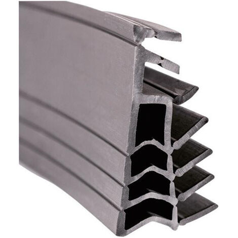 Joint de feuillure d'ouvrant noir 65m x Rainures. 28 - 50 x Hauteur. 65 - 190mm TPE
