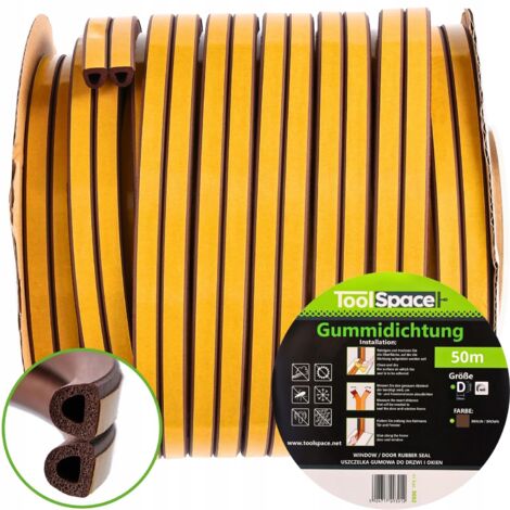 Joint de garage D 12x10 marron 50m (2x25m)