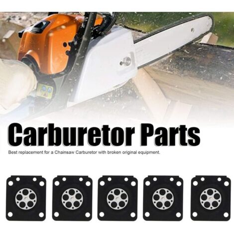 Joint de Membrane de carburateur, 10 pièces/Ensemble pièces de carburateur tronçonneuse Ensemble de Joint de Membrane de