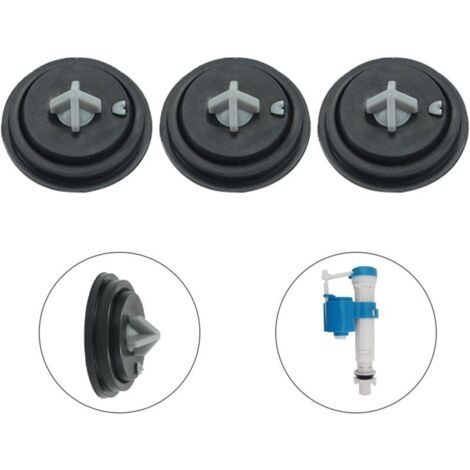 Joint de membrane de valve 3 pièces, membrane de valve flottante, joint de membrane de valve, joint de membrane à entrée latérale pour l'entretien de la chasse d'eau des toilettes