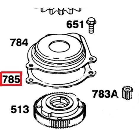 Joint de moteur de tondeuse à gazon BRIGGS & STRATTON ORIGINAL 692352