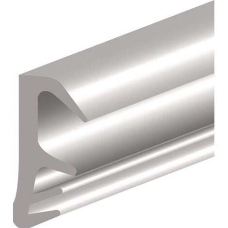 Joint de pliure de porte 4050 L.5m pour rainurage PVC blanc