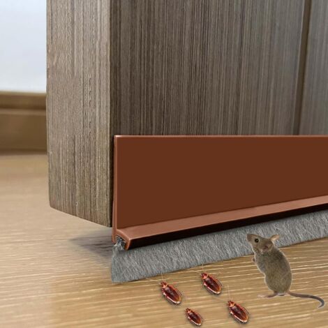Joint De Porte - 1 Pièce - TPE Et Nylon - Isolation Phonique - Pour Porte Intérieure Et Extérieure - 100cm
