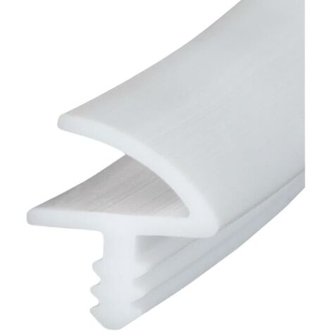 Joint de porte de chambre et joint de porte 10m/25m, joint en caoutchouc pour cadre de porte, largeur de rainure de 3 mm, feuillure de 12 mm, joint pour cadre de porte pour portes et fenêtres (Blanc