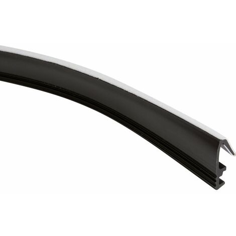 Joint de porte et fenêtre noir 75m – Largeur de rainure 7mm – Installation simple avec pellicule pelable – Isole du bruit et de l'eau – Besoin D'Habitat