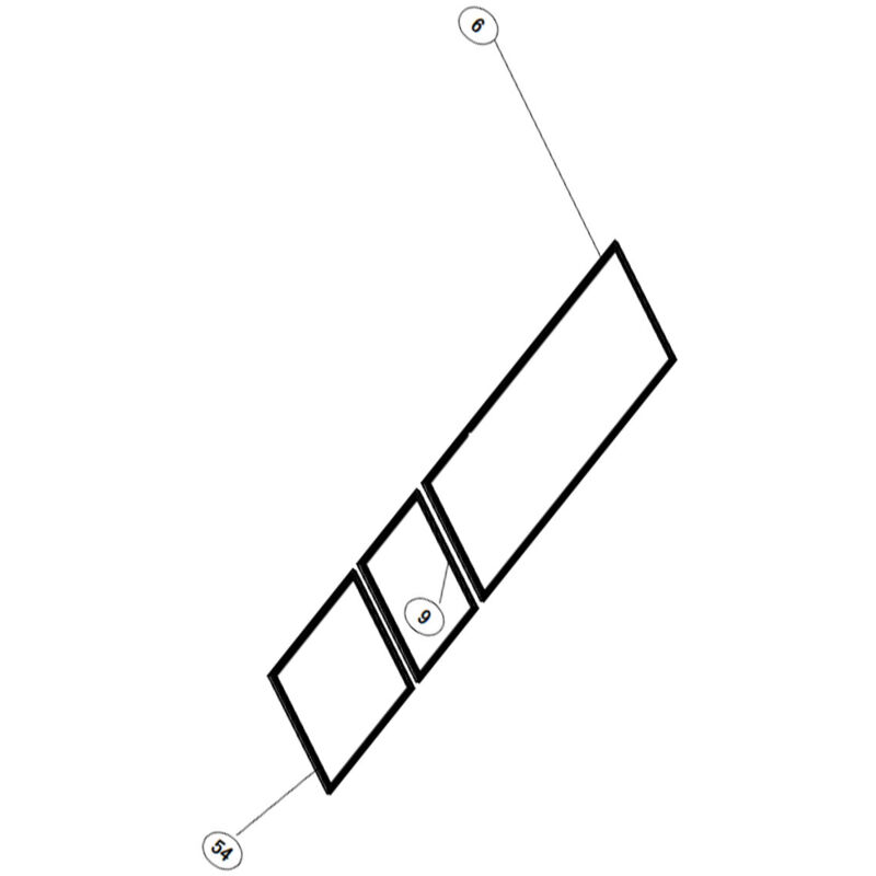 Haier - Joint de porte (partie congélateur repère n°54)