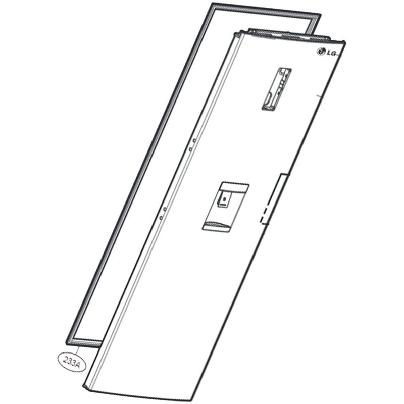 LG - Joint de porte ( partie réfrigérateur )