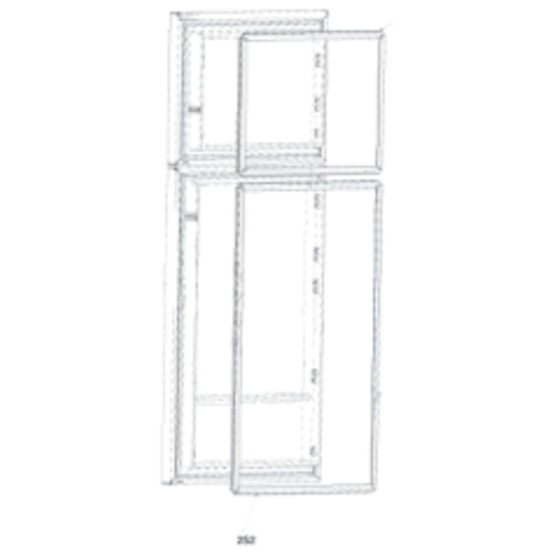 Beko - Joint de porte réfrigérateur (repère 252)