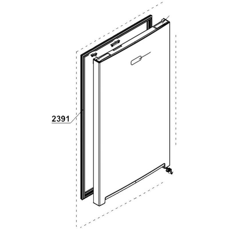 Joint de porte réfrigérateur repère 2391